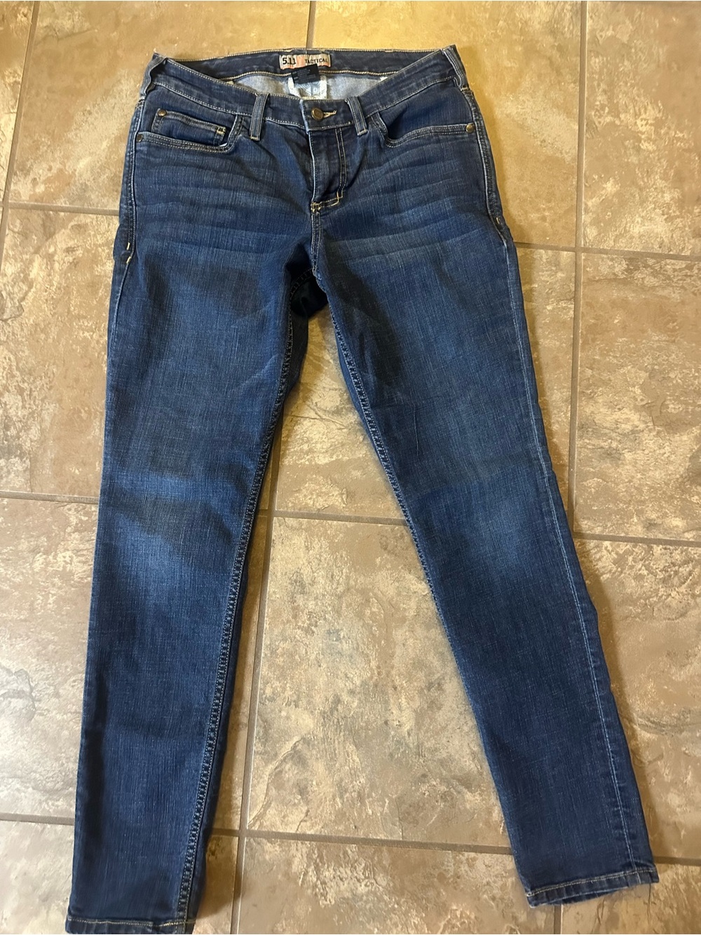 5.11 Tactical Women's Skinny Jeans in Dark Blue